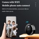thumbnail image 3 of Cámara WiFi 1080P Full HD, grabadora de audio y video, videocámara con visión nocturna y LED, mini cámara web, 3 of 8