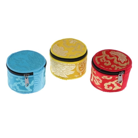 1 piece Tibetan Storage Box Collection Case Bag for Meditation 10x7cm