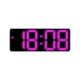 thumbnail image 4 of GUOOL Horloge Murale Numérique Calendrier Répétition Table Horloge de Bureau Électronique Alarme LED Rose Rose Rouge, 4 of 9