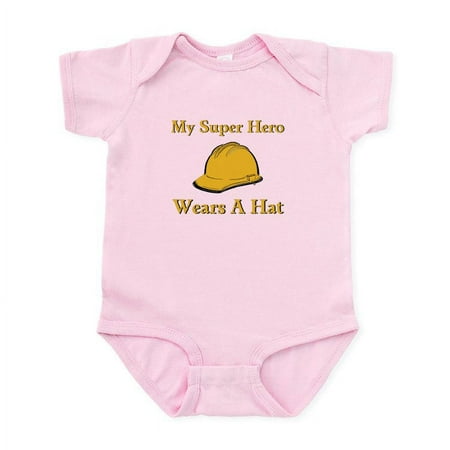

CafePress - My Super Hero Construction Worker Body Suit - Baby Light Bodysuit Size Newborn - 24 Months