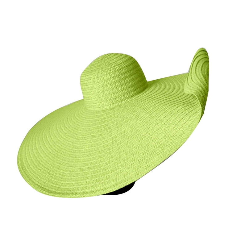Lovskoo Oversized Beach Straw Hats for Women Extra Large  display picture 3