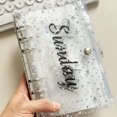 thumbnail image 1 of A6 Monthly Weekly Planner Set With Zipper Bags Loose Leaf Journal Organizer Budget Agenda Book, 1 of 7