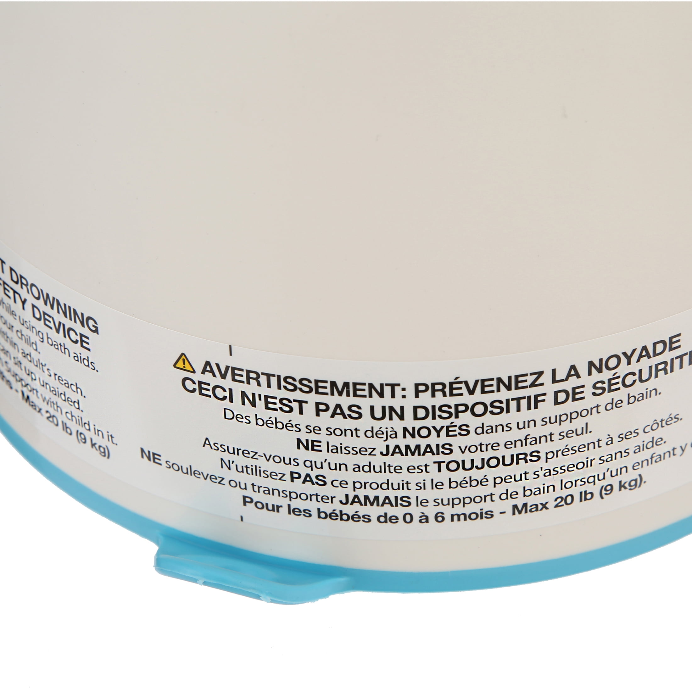 Angelcare Plastic Baby Bath Support Aqua Unisex