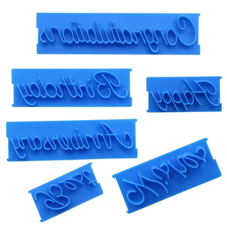 

LYCAQL Biscuit Moulds Alphabet Cookie Moulds Includes Letters Numbers To Create Customizable Messages When Baking Cookies Fudge And Cakes