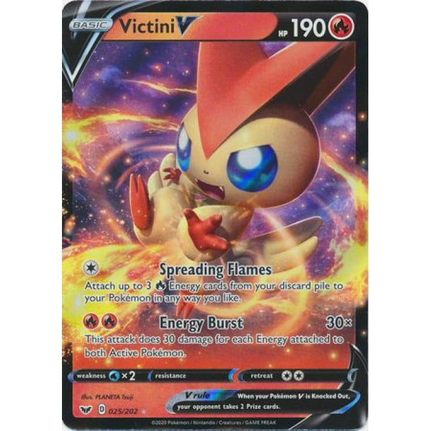 Pokemon Sword and Shield Victini V 25
