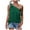 Green, variant on Lindreshi Tank Tops for Women Clearance One Shoulder Tops for Women Summer Chiffon Tie Bow Knot Sleeveless Tank Tops Loose Fit