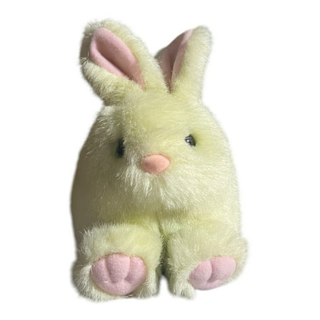 2000 Puffkin Beanie Rabbit “Sunshine” Swibco New 6” Easter Spring Plush Soft