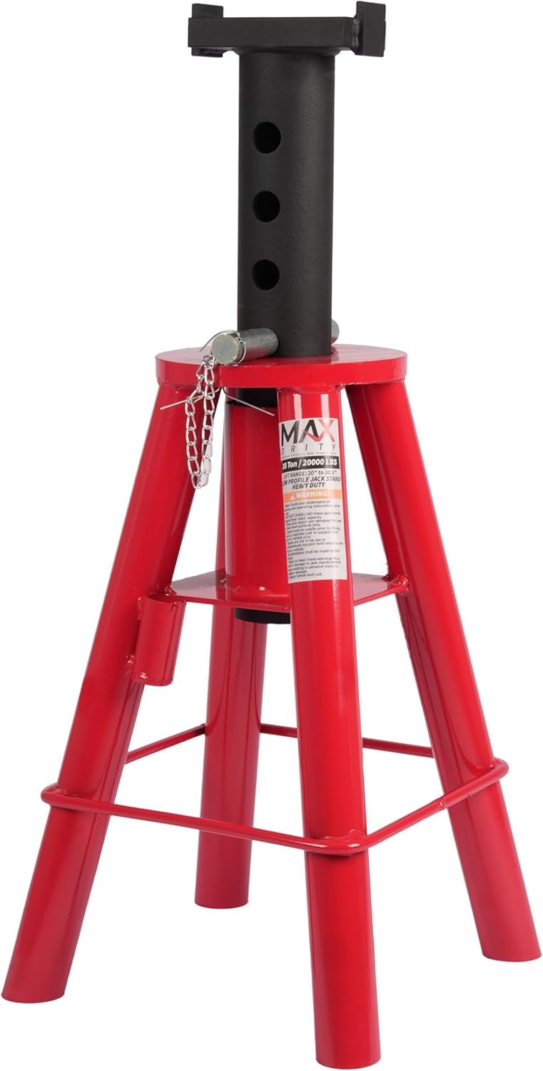 Performance Tool W41022 Ratchet Style Jack Stand Set for Lifting