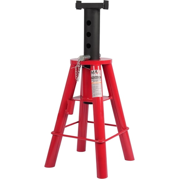 10 Ton (20,000) Medium Heavy-Duty Jack Stands, 1 PC, 20″ to 30.5″