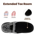 thumbnail image 6 of FitVille Winter Slippers for Men Warm Plush Lining House Slipper Booties, Wide Width Available, 6 of 7