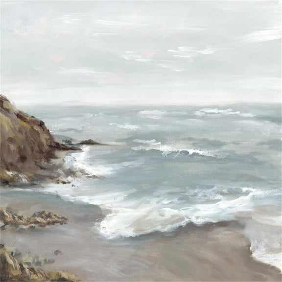 Giant Art 54x54 Beautiful Bay Fine Art Giant Canvas Print in Multi-Color