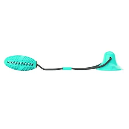 Interactive Dog Tug Toy with Suction Cup & Treat Dispenser - Indestructible Chew Ball for Aggressive Chewers Teething & Dental Health