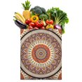 thumbnail image 1 of Sac en Toile Mandala Tribal Boho – Design Géométrique Abstrait, Pliable et Réutilisable, 1 of 6