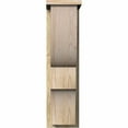 thumbnail image 2 of 8"W x 14"D x 30"H Ridgewood Rough Sawn Corbel w/Backplate, Douglas Fir, 2 of 9