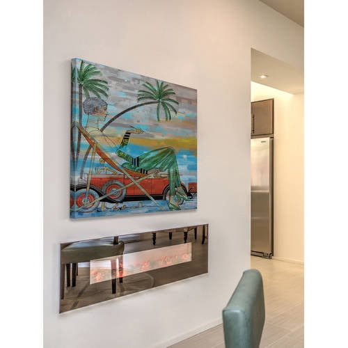 "Lounging" Painting Print on Canvas