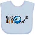 thumbnail image 3 of Inktastic Eat Sleep Weightlifting Boys or Girls Baby Bib, 3 of 4