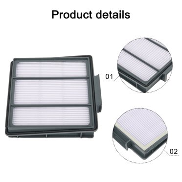 Bgsha Filtre de Remplacement pour Aspirateur Robot Shark RV2001 RV2001WD RV2000WD RV2001DRUS RV2001WRUS Pièces Accessoires Noir