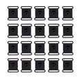 thumbnail image 2 of AMLESO 4x20 Pieces Plastic Quick Release Buckles Black 15mm 4 Pcs, 2 of 8