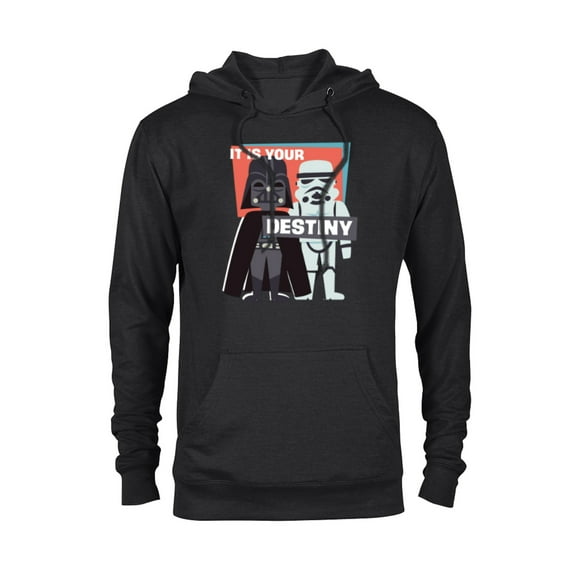 Star Wars Darth Vader and Stormtrooper It is Your Destiny - Pullover Hoodie for Adults - Customized-Black