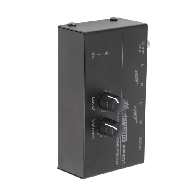 Preamp for Turntable Phonograph Preamplifier, Phono Turntable Preamp, Ultra Low Noise Independent Volume Control Phonograph Preamplifier for Record Player