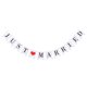 thumbnail image 1 of JUST MARRIE Wedding Bunting Banner Hanging Sign Garland Banderín Photo Booth Props para despedida de soltera, 1 of 7