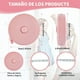 thumbnail image 4 of Cinta Métrica Retráctil Suave 60 Pulgadas Escala Doble Cara Paquete de 3 para Medición Corporal y Te, 4 of 7