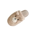thumbnail image 2 of Zapatillas de algodón de invierno para hombre y mujer, zapatos de felpa cálidos a rayas para interiores, zapatillas de algodón para parejas al aire libre Wmkox8yii hj789, 2 of 5