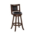 thumbnail image 2 of Boraam Avianna 29" Swivel Bar Stool, Cappuccino Finish, 2 of 8