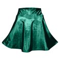 thumbnail image 4 of Women's Shiny Metallic Wet Look Stretchy Flared Mini Skater Skirt High Waist Basic Dance Skirts for Women Skirts for Women, 4 of 6