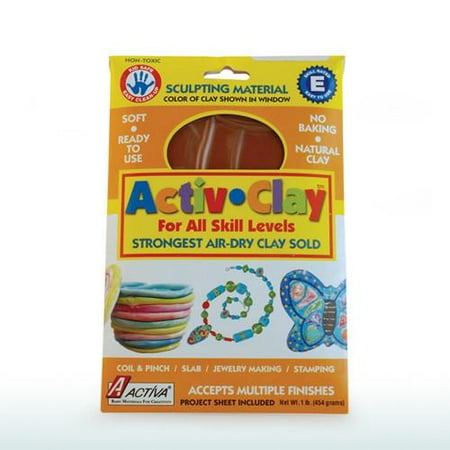 ACTÍVA 1 lb. Package of Terracotta Activ Clay - Air Dry Clay
