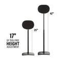 thumbnail image 2 of Sanus WSSE3A2-B2 Adjustable Speaker Stands for Sonos Era 300 - Black (Pair), 2 of 9