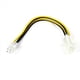 thumbnail image 2 of 5 Pieza 20Cm 4Pines Energía ATX 4 Pin Macho una Hembra PC CPU Fuente de Alimentación Cable de Extensión 4Pin Conector Adaptador para Placa Base, 2 of 5