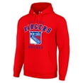 thumbnail image 2 of Men's Starter Red New York Rangers  Logo Pullover Hoodie, 2 of 3