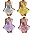 thumbnail image 3 of Sexy Women Lace Lingerie Sleepwear Ladies Babydoll Thong Underwear Nightdress, 3 of 5
