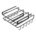thumbnail image 1 of Los ganchos para tazas debajo de los estantes del gabinete sin orificio ahorran espacio en estantes, tablas de cortar, toallas,, 1 of 9
