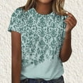 thumbnail image 2 of White Summer Tops for Teens Long Black Shirts for Leggings Summer Button Boho Top, 2 of 4