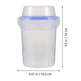 thumbnail image 2 of MIANGASTORE 2pcs Overnight Oats Container with Lids Large Capacity Airtight Jars Portable Salad Cup, 2 of 8