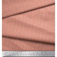 thumbnail image 2 of Soimoi Japan Crepe Satin Fabric Geometric Small Fabric Prints by Yard 42 Inch Wide, 2 of 3