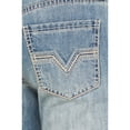 thumbnail image 4 of Rock & Roll Denim Men's And Double Barrel Medium Vintage Wash Relaxed Stretch Medium Wash 32W x 32L, 4 of 4