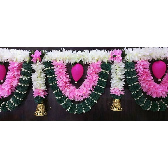 Swadeshi Desire's Entrance Hanging Plastic Lotus Bell Handmade Bandarwal Gift Item