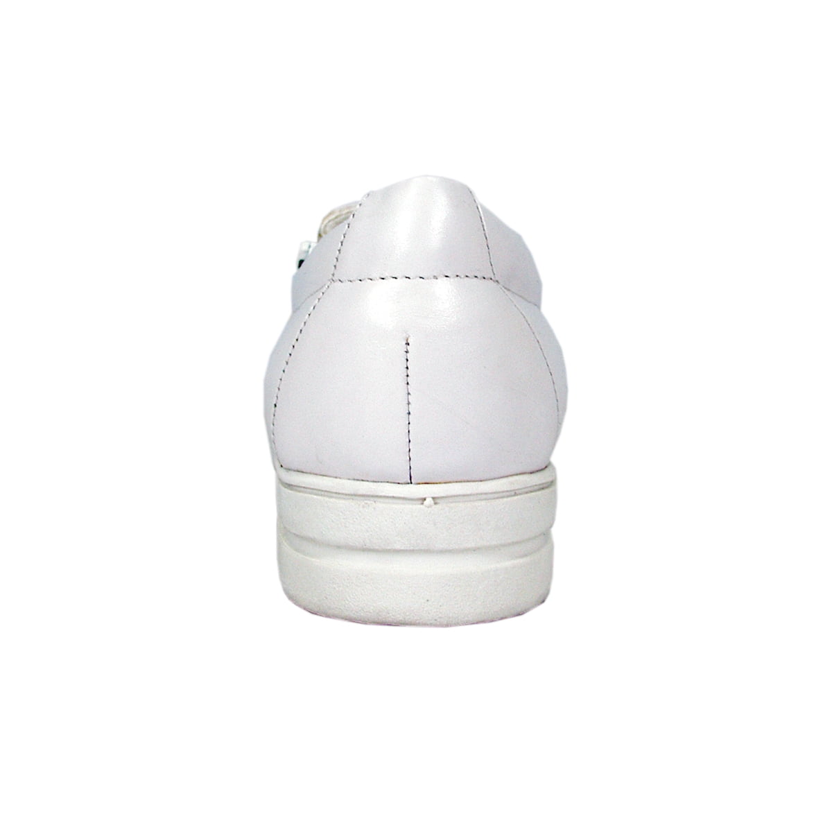 24 HOUR COMFORT Bobbi Wide Width Comfort Shoes For Work and Casual Attire WHITE 6