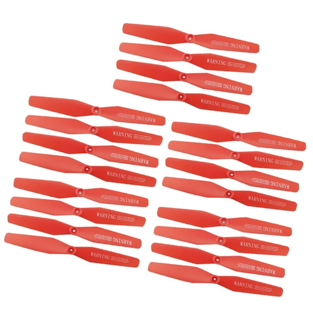 20 de hélices RC para X5HW X5HC X54HW X54HC X5UW X5UC RC e rojo perfke Hélice de dron cuadricóptero