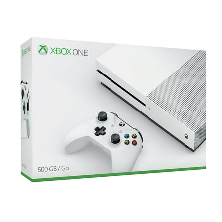 Microsoft Xbox One S 500GB Console, White, (Xbox One 500gb Best Price)