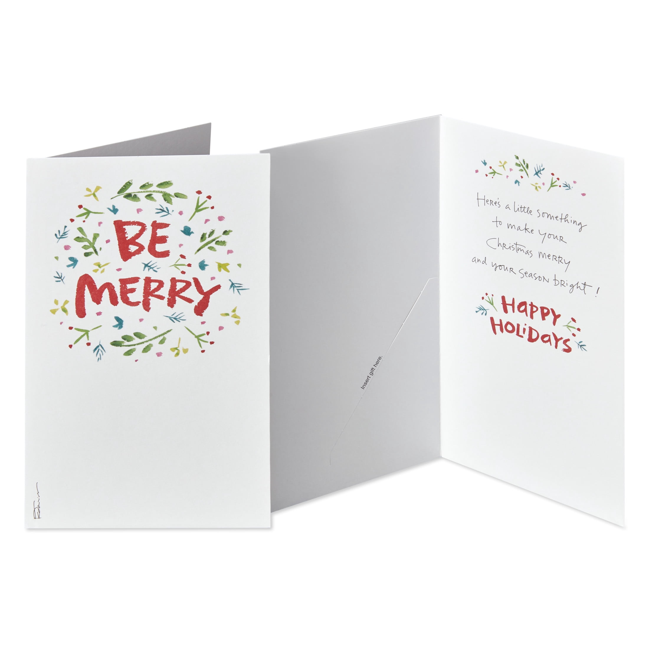 American Greetings Christmas Money/Gift Card Bundle (2-Designs, 10-Count)