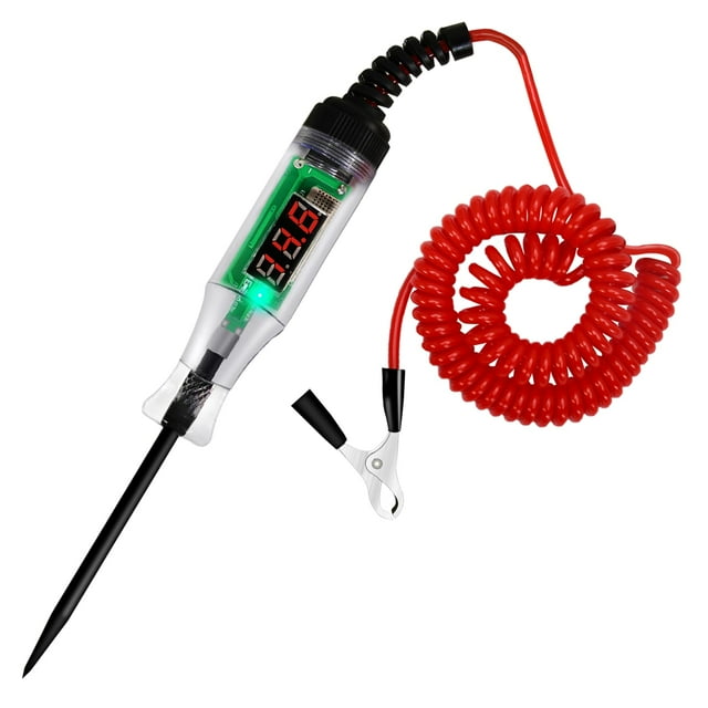 Luces de prueba automotrices DFCROMI 5-90 V DC con voltímetro