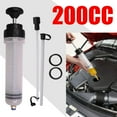 thumbnail image 3 of 200cc Oil Fluid Extractor Syringe Pump - Manual Suction and Injection Tool, Chemical-Resistant Brake Fluid Changer for Cars and ATVs, 3 of 8