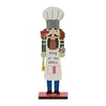 thumbnail image 1 of Lipstore Christmas Decor Table Centerpiece Craft Collectible Photo Prop Wooden Nutcracker Chef, 1 of 8