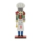 thumbnail image 1 of Cascanueces de madera Cascanueces Figura Estatua Escultura Decoración navideña para Cocinero, 1 of 9