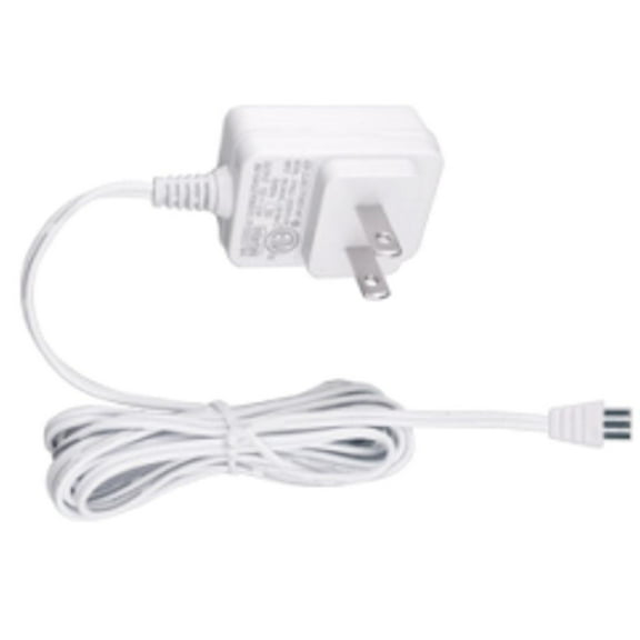 Sylvania 61808 - 6 watt White Track Light Adaptor (UNDCAB/06/120/PLGADAPT)