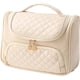 thumbnail image 1 of Travel Toiletry Bag Makeup Bag Large Capacity Portable Cosmetic Bags PU Leather Makeup Organizer Bag with Handle for Women Makeup Storage, 1 of 5
